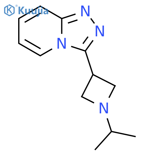 1-(propan-2-yl)-3-{[1,2,4]triazolo[4,3-a]pyridin-3-yl}azetidine structure