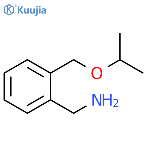 {2-(propan-2-yloxy)methylphenyl}methanamine structure