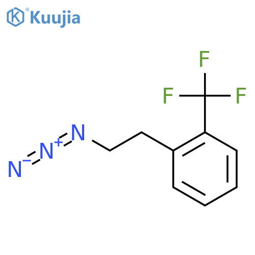 1-(2-azidoethyl)-2-(trifluoromethyl)benzene structure