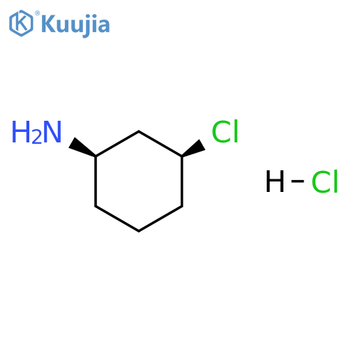 Cyclohexanamine, 3-chloro-, hydrochloride (1:1), (1R,3S)-rel- structure