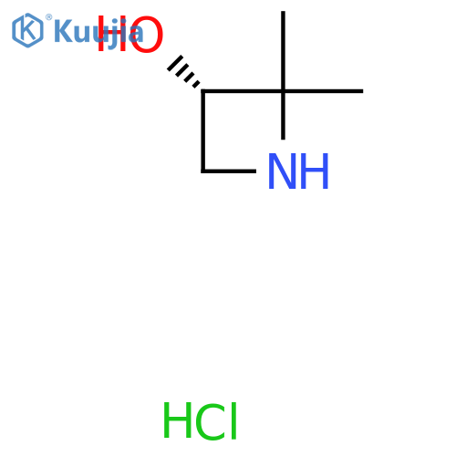 (3S)-2,2-dimethylazetidin-3-ol;hydrochloride structure