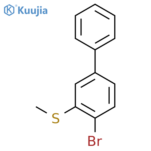 (4-Bromo-[1,1'-biphenyl]-3-yl)(methyl)sulfane structure