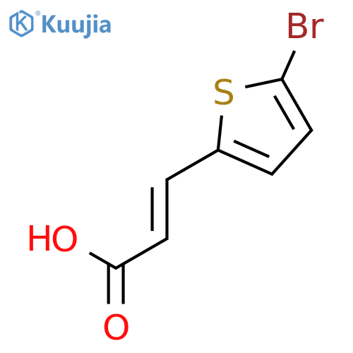 (2E)-3-(5-Bromothiophen-2-yl)prop-2-enoic Acid structure