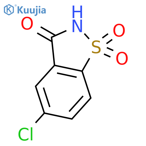 5-chloro-2,3-dihydro-1lambda6,2-benzothiazole-1,1,3-trione structure