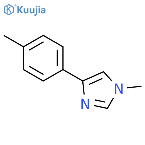 1H-IMIDAZOLE, 1-METHYL-4-(4-METHYLPHENYL)- structure