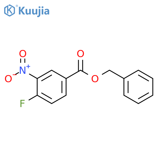 benzyl 4-fluoro-3-nitrobenzoate structure