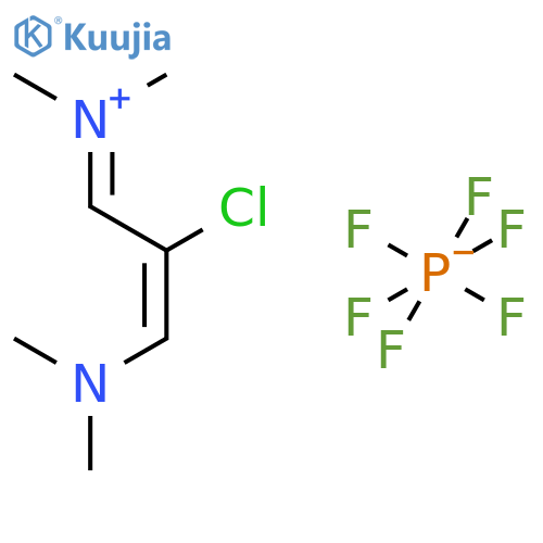 [(Z)-2-chloro-3-(dimethylamino)prop-2-enylidene]-dimethyl-ammonium;hexafluorophosphate structure