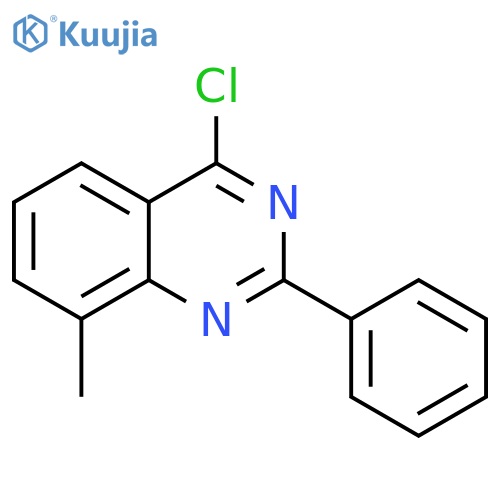 4-Chloro-8-methyl-2-phenylquinazoline structure