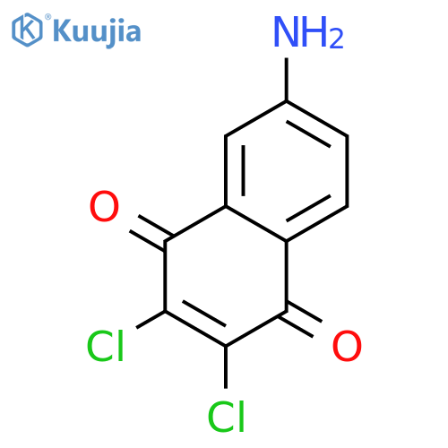 1,4-Naphthalenedione, 6-amino-2,3-dichloro- structure