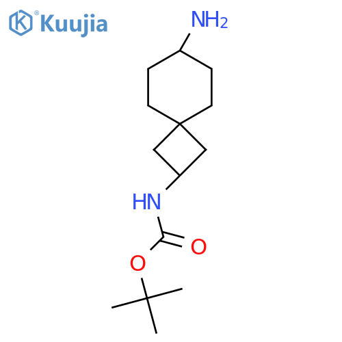 tert-Butyl (7-aminospiro[3.5]nonan-2-yl)carbamate structure