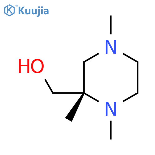 [(2S)-1,2,4-trimethylpiperazin-2-yl]methanol structure