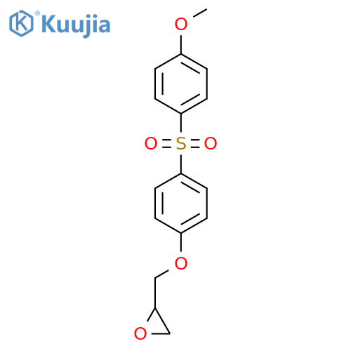 2-[[4-(4-Methoxyphenyl)sulfonylphenoxy]methyl]oxirane structure