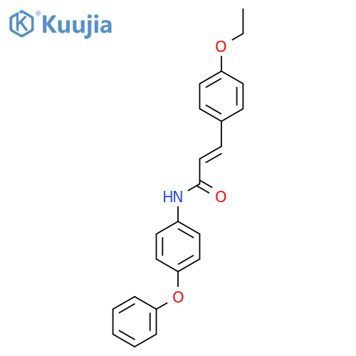 (2E)-3-(4-Ethoxyphenyl)-N-(4-phenoxyphenyl)prop-2-enamide structure