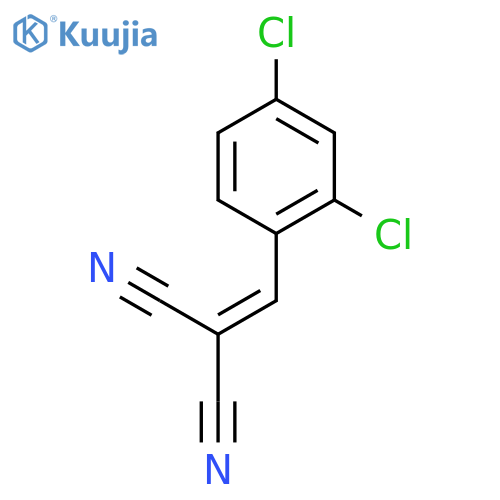 2-(2,4-dichlorophenyl)methylenemalononitrile structure