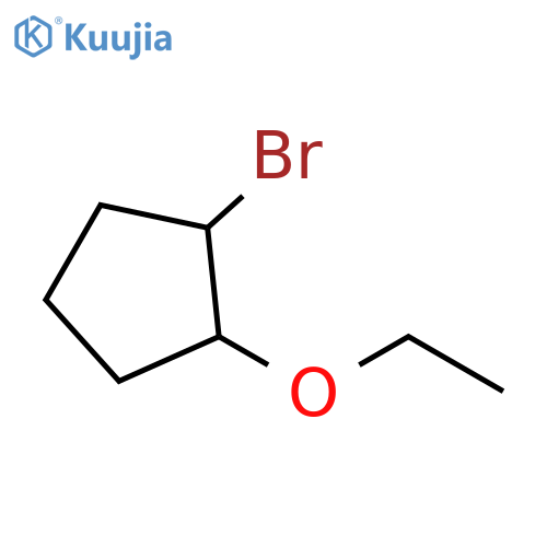1-bromo-2-ethoxycyclopentane structure