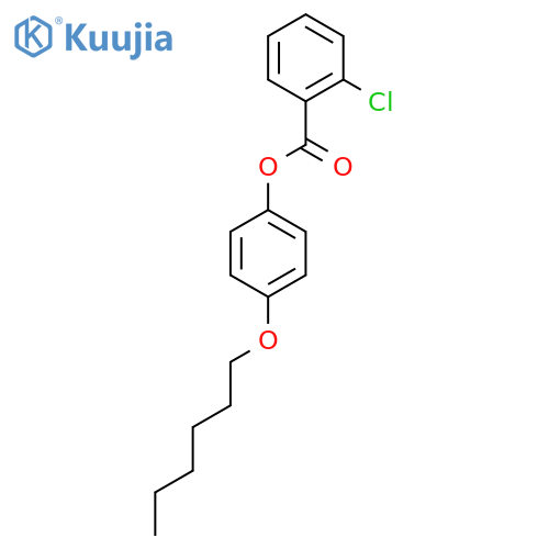 4-(hexyloxy)phenyl 2-chlorobenzoate structure