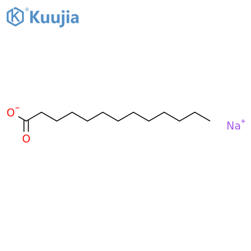 Tridecanoic acid,sodium salt (1:1) structure