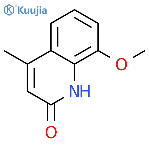 2(1H)-Quinolinone,8-methoxy-4-methyl- structure