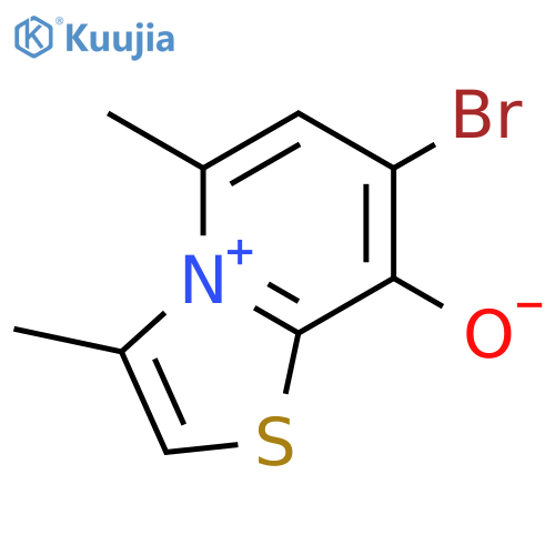 7-Bromo-3,5-dimethylthiazolo[3,2-a]pyridinium-8-olate structure