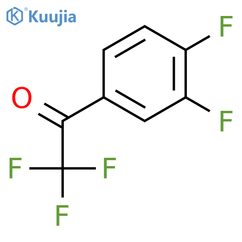 1-(3,4-difluorophenyl)-2,2,2-trifluoroethan-1-one structure