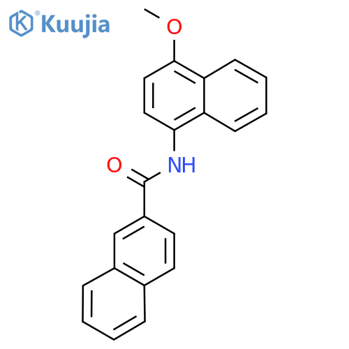 N-(4-methoxynaphthalen-1-yl)naphthalene-2-carboxamide structure