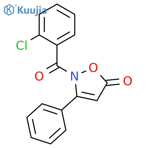 2-(2-CHLOROBENZOYL)-3-PHENYL-5(2H)-ISOXAZOLONE structure