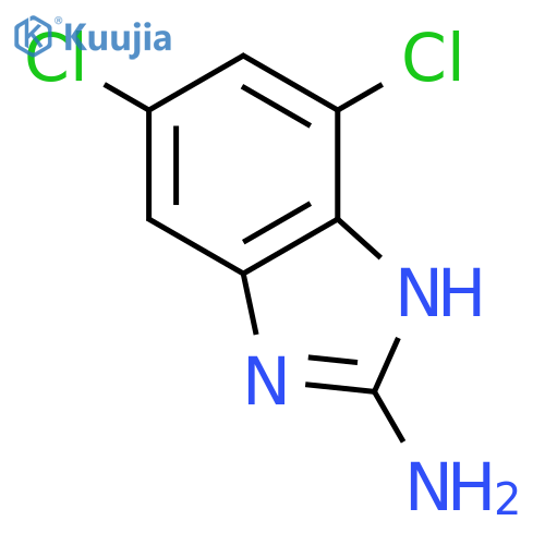 4,6-dichloro-1H-benzodimidazol-2-amine structure