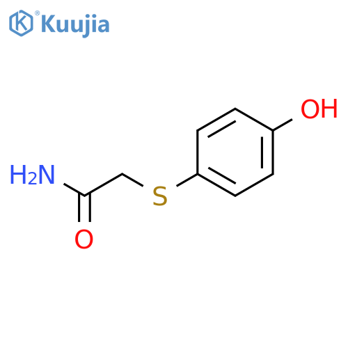Acetamide, 2-[(4-hydroxyphenyl)thio]- structure