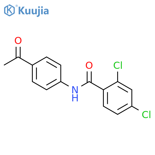 N-(4-Acetylphenyl)-2,4-dichlorobenzamide structure