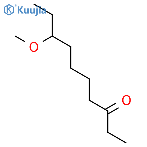 3-Decanone, 8-methoxy- structure