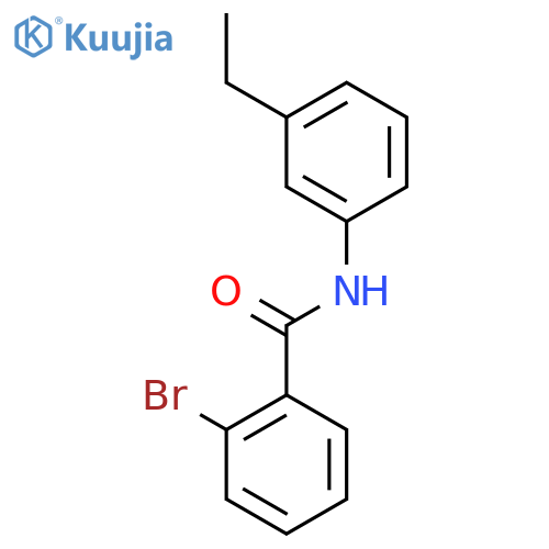 2-Bromo-N-(3-ethylphenyl)benzamide structure