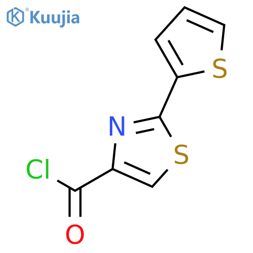 2-(2-Thienyl)-1,3-thiazole-4-carbonyl Chloride structure