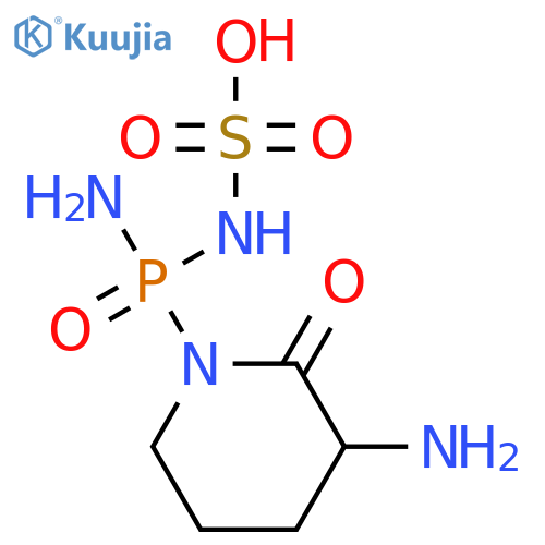Sulfamic acid,[(R)-amino[(3S)-3-amino-2-oxo-1-piperidinyl]phosphinyl]- structure