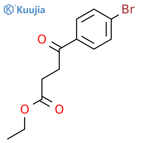 Ethyl 4-(4-bromophenyl)-4-oxobutanoate structure