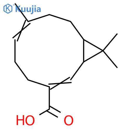 1(10),4-Bicyclogermacradien-15-oic acid; (1(10)E,4E)-form structure