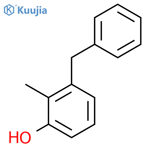 3-Benzyl-2-methylphenol structure