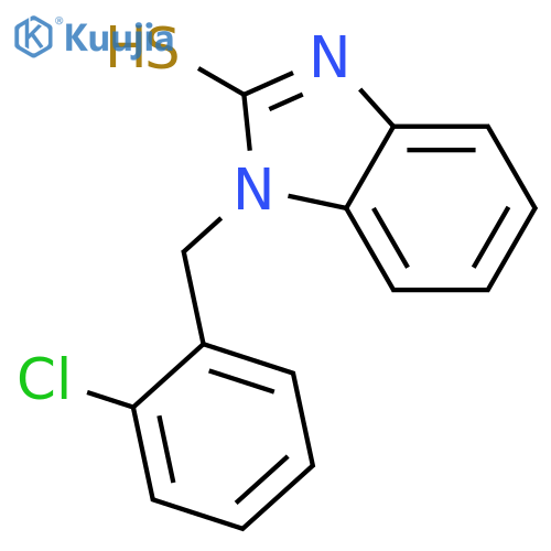 1-(2-Chlorobenzyl)-1H-benzimidazole-2-thiol structure