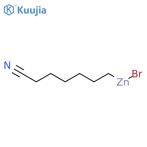 Zinc,bromo(6-cyanohexyl)- structure