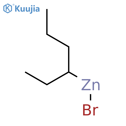 Zinc,bromo(1-ethylbutyl)- structure