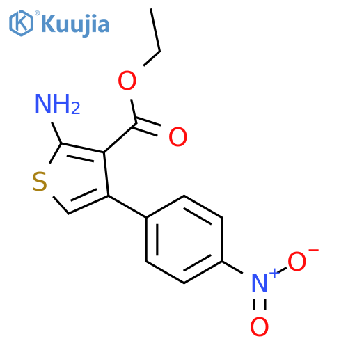 Ethyl 2-Amino-4-(4-nitrophenyl)thiophene-3-carboxylate structure