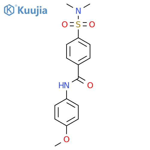 4-(dimethylsulfamoyl)-N-(4-methoxyphenyl)benzamide structure