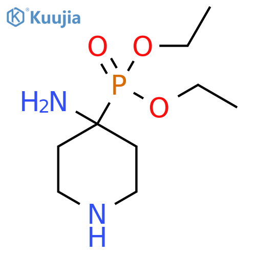 Diethyl (4-aminopiperidin-4-yl)phosphonate structure
