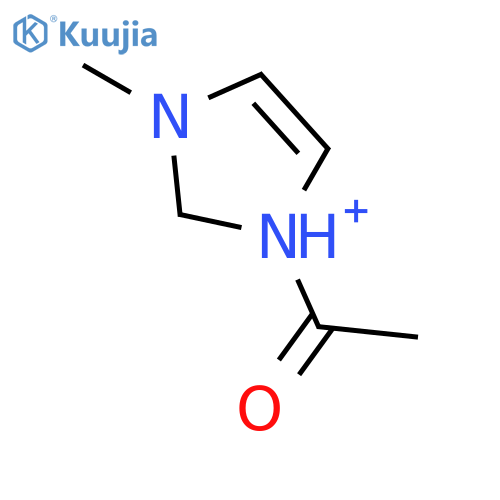1H-IMIDAZOLIUM, 1-ACETYL-3-METHYL- structure