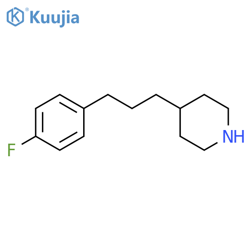 4-3-(4-fluorophenyl)propylpiperidine structure