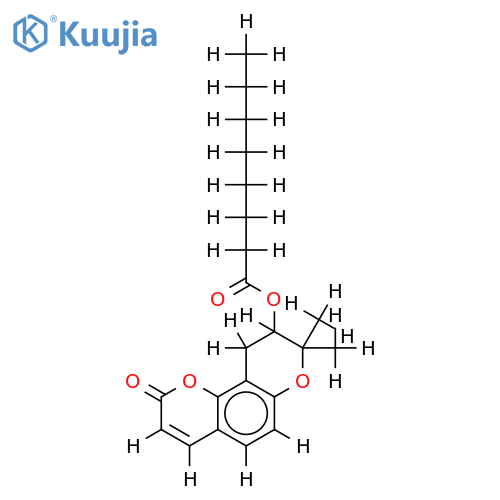 (+)-octanoyllomatin structure
