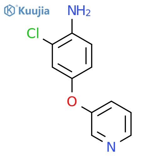 2-Chloro-4-(pyridin-3-yloxy)aniline structure