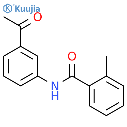 N-(3-Acetylphenyl)-2-methylbenzamide structure