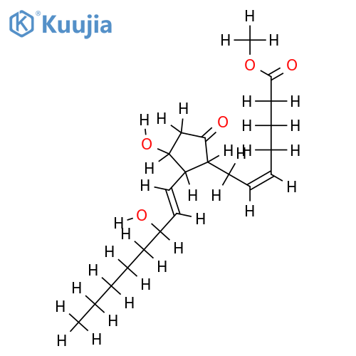 (-)-prostaglandin E2 methyl ester structure