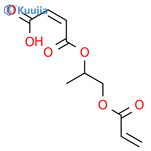 2-Butenedioic acid(2Z)-, mono[1-methyl-2-[(1-oxo-2-propenyl)oxy]ethyl] ester (9CI) structure