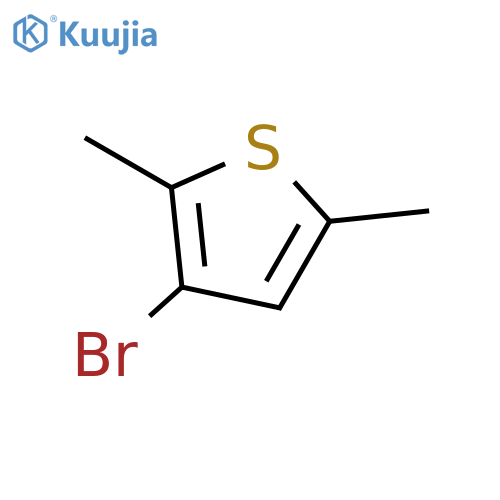 3-Bromo-2,5-dimethylthiophene structure